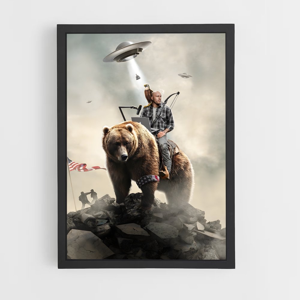 Poster Bear Rider – affiche MMA (vue 2)